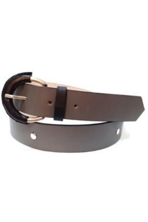 Solid Grey Leather Belt (SE-1658)